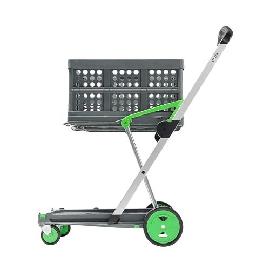Neutral CLAX Trolley, grün Tragkraft: 60 KG Inkl usive Klappbox Klappbar Produktbild