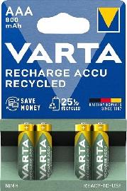 VARTA ACCU Recycled AAA 800mAh Produktbild