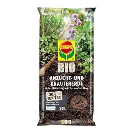 COMPO Anzucht- und Kräutererde torffrei 20 L BIO Produktbild