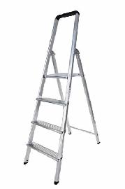 GÜNZBURGER STEIGTECHNIK ML Stufen-Stehleiter einseitig begehbar Produktbild