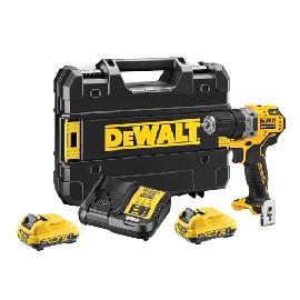 DeWALT Akku-Bohrschrauber, 12V / DCD701D2 2x 2,0 Ah Ladegerät DCB112 T STAK-Box Produktbild