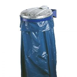 VAR Abfallsammler 120 l blau Wandbef. ME-Deckel Produktbild