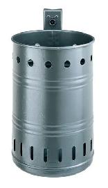 RENNER Abfallbehälter 35L vzkt. mit Schiene+Schlüssel Produktbild