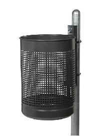 RENNER Abfallbehälter 50L m.Schiene+Schlüssel vzkt. Produktbild