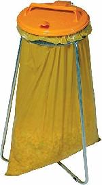 gewa Abfallsamml. 1x120 l Stat.m.Deckel gelb Produktbild