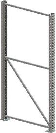 META Ständer für Palettenregal MULTIPAL, Profil 100/20, verzinkt Produktbild