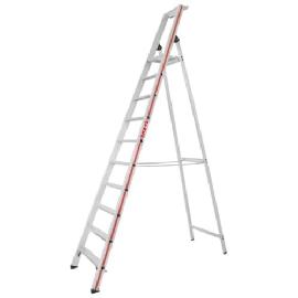 HYMER Stufenstehleiter Plattf. eins. 10 Stufen AH 3,82m Produktbild