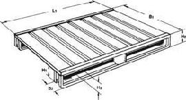 HESON Stahlflachpalette, 2t Produktbild