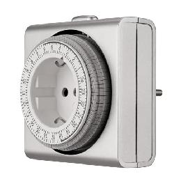 REV Zeitschaltuhr mechanisch kompakt sil ber Produktbild