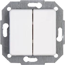 Kopp Serienschalter,10AX,250V EUROPA,arktis Produktbild