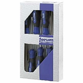 FORUM Schraubendreher-Satz 7-teilig Schlitz, PH, PZ Produktbild