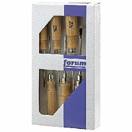 FORUM Schraubendreher-Satz Holz 6-teilig PH1-3 PZ1-3 Produktbild