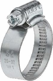 IDEAL Schlemper-klemme Schlauchschelle D IN3017 W1, 12mm 80-100mm IDEAL-Schlemper Produktbild