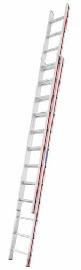 HYMER Schiebeleiter zweiteilig 2x14 Sprossen AH 7,40m Produktbild