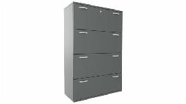 geramöbel Registr.Schrank Pro,Onyx 1536x1000x425,4OH Produktbild