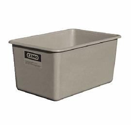 CEMO Rechteckbehälter 500 Liter grau, flach Produktbild