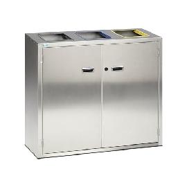 VAR Wertstoffsortiersystem 270 Liter Edelstahl Produktbild