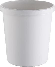 helit Papierkorb 45 l 480 mm lichtgrau Produktbild