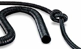 PROTAPE® PUR 330 AS BLACK Absaug- und Gebläseschlauch, Antistatisch 120mm 10m Produktbild