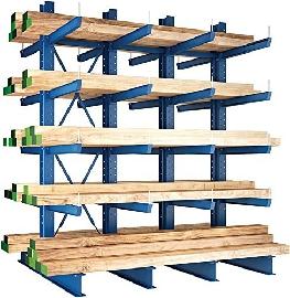 META Kragarmregal MULTISTRONG 5 Felder doppelseitig Produktbild