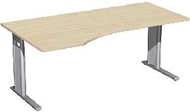 geramöbel PC-Schreibtisch l Ahorn 1800x800/1000,680-820 Produktbild