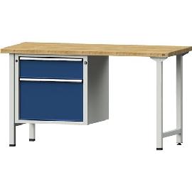 Anke Kombi-Werkbank grau/blau 1500x700x40mm Produktbild