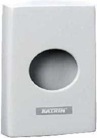 KATRIN Hygienebeutelspender, weiß Produktbild