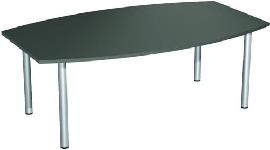 geramöbel Konferenztisch faßförmig 2000x800/1200x720mm Onyx Produktbild