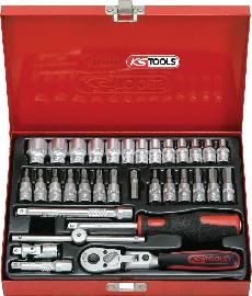 KS TOOLS Steckschl.Garnitur 1/4" 33-tlg. KS Produktbild