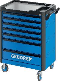 GEDORE WHL-L7-TS-147 Werkzeugwagen workster highline mit 147-teiligen Werkzeugsortiment Produktbild
