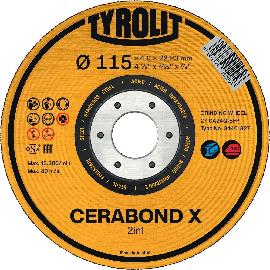 TYROLIT Schruppscheibe CERABONDX Produktbild