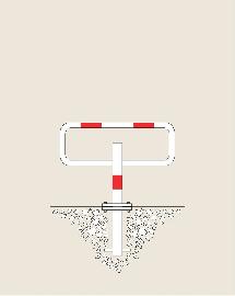 Morion Parkplatzsperrbügel SESAM-privat Produktbild