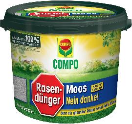 COMPO Rasendünger Moos - Nein danke 7,5k g Eimer Produktbild