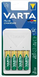 VARTA Plug Charger 4x AA 56706 2100mAh Produktbild