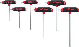 Wiha T-Griff-Schraubendreher- Satz im Karton 6-teilig 2,5-8mm mit Seitenabtrieb Produktbild