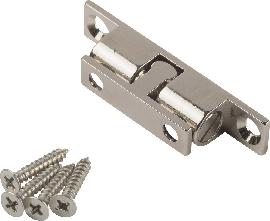 suki MB-Doppelkugelschnäpper, L 60mm, B 11mm, Messing Produktbild