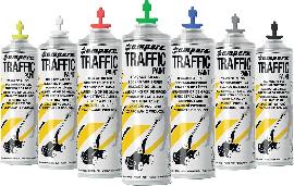 a.m.p.e.r.e. Bodenmarkierspray Traffic Paint 500ml schwarz Produktbild