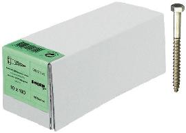 E-NORMpro DIN 571 Sechskant-Holzschraube, Edelstahl A2 Produktbild