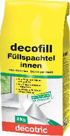 decofill Decofill Spachtelmasse innen, 5 kg,Tüte decotric Produktbild