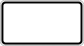 Neutral ZZ.blanko, 231x420mm Grund weiß - Rand s chwarz RAL-Gütezeichen Folie RA1 Produktbild