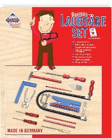 PETER BAUSCH Laubsägeset im Buntkarton Modell 925P Bausch Produktbild