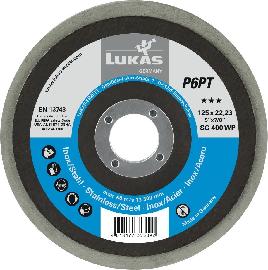 LUKAS Polierteller P6PT 125mm schräg SC150 medium Produktbild