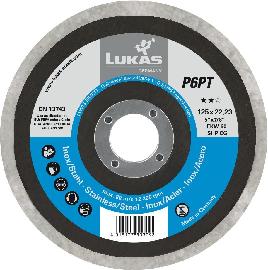 LUKAS Polierteller P6PT 125mm flach EKW60 SHP CG Produktbild