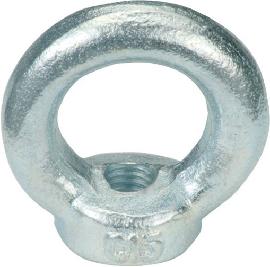 E-NORMpro Ringmuttern, DIN 582 Stahl C 15 E galv.verz. M10 Produktbild