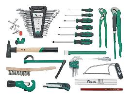 fortis Werkzeugsortiment Sanitär 45-teilig im Rucksack Produktbild