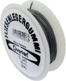 Overlen Fliesenleger Gummi 20m grau Overmann Produktbild