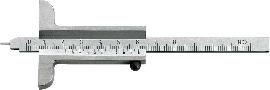 fortis Werkzeuge Tiefenmessschieber mit Stift 80mm 1/50 Produktbild