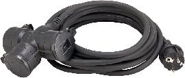 fortis Verlängerungskabel 3-fach H07RN-F3G1,5 10m Produktbild