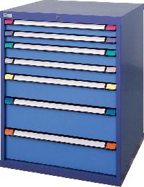 THURMETALL Schubladenschrank (BxTxH) 805x695x1000 mm 7 Schubladen 75kg NCS 4040/NCS1060 Produktbild