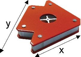 Neutral Winkelmagnet Grösse Produktbild